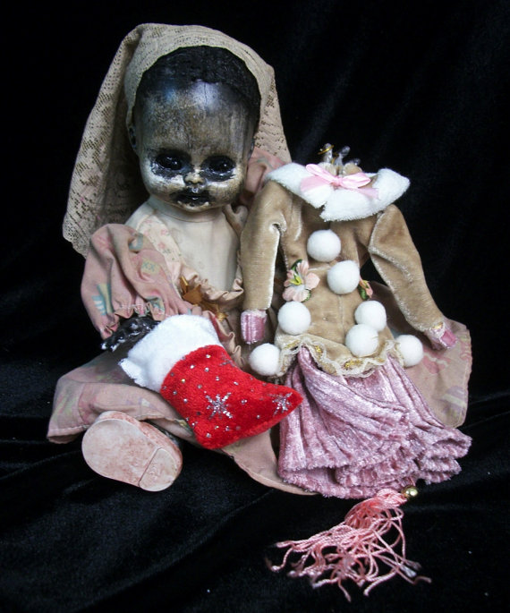 Creepy Christmas Dolls