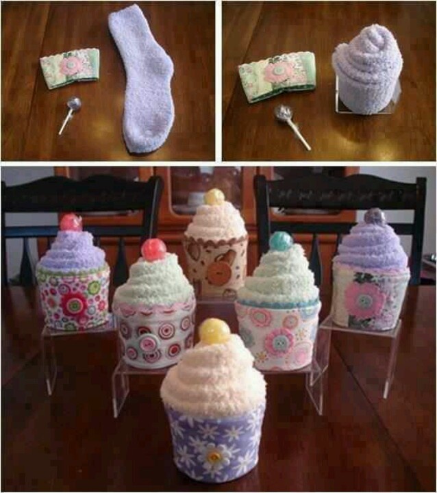 Cupcake Sock Gift Idea Cupcake Sock Gift Idea