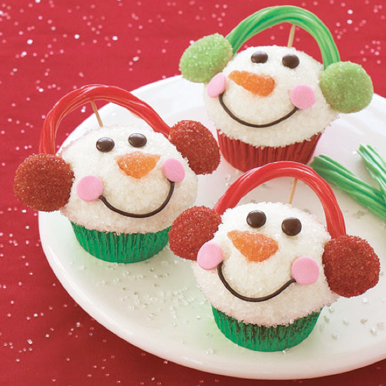 Cute Christmas Cupcakes