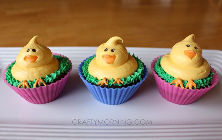 Cute Easter Chick Cupcakes Cute Easter Chick Cupcakes
