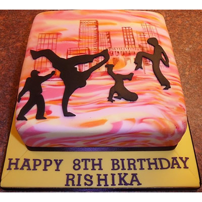 Dance Birthday Cake