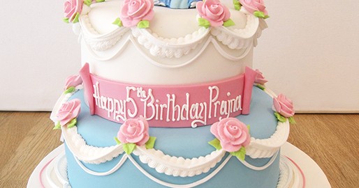 Disney Cinderella Birthday Cake