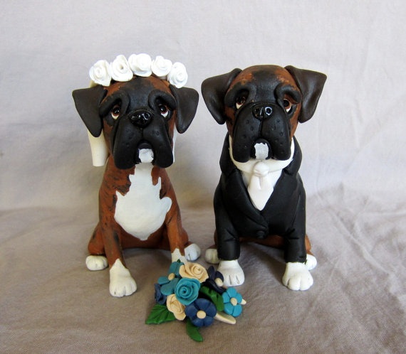 Dogs and Cats Wedding Cake Topper