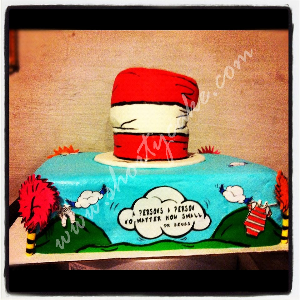 Dr. Seuss Baby Shower Cake