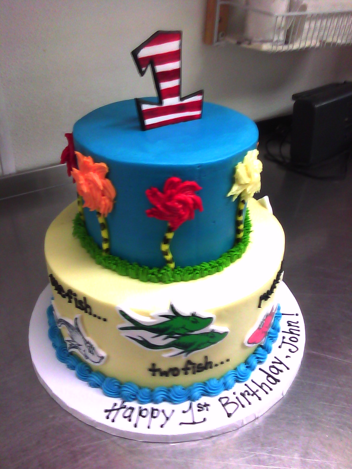 Dr. Seuss Cake