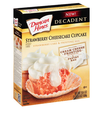 Duncan Hines Strawberry Cheesecake Cupcakes
