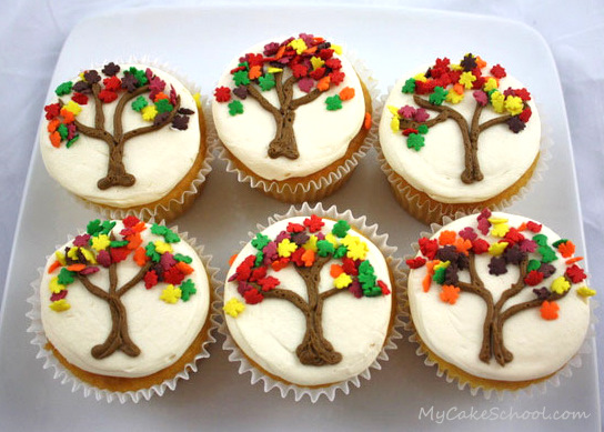 Easy Fall Cupcakes Easy Fall Cupcakes