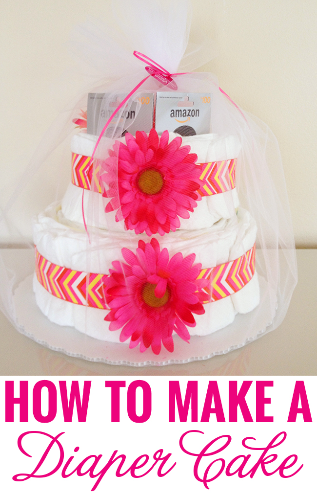 Easy How to Make a Diaper Cake