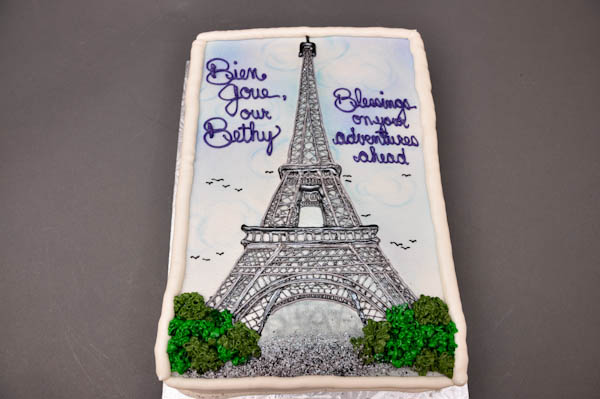 Eiffel Tower Birthday Sheet Cakes