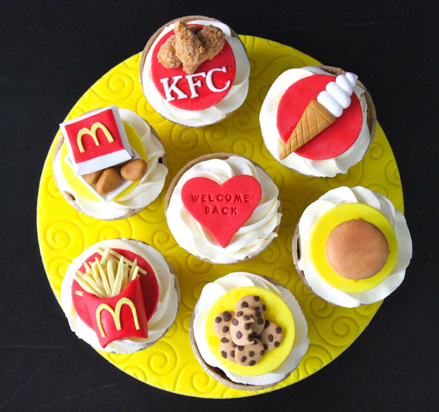 Fast Food Themed Cupcakes