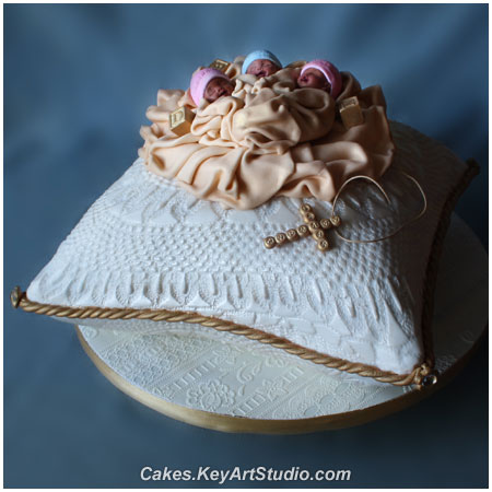 First Communion Pillow Cake