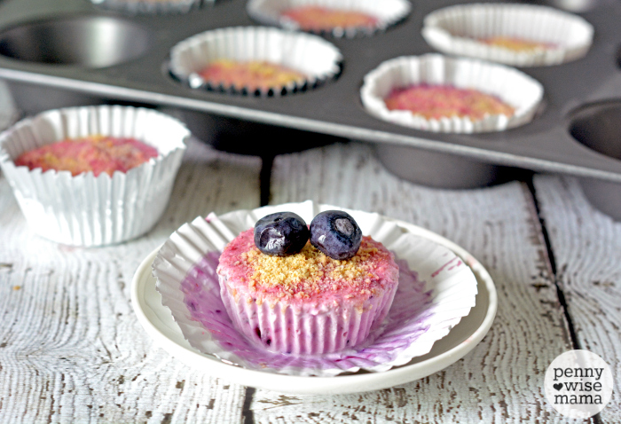 Frozen Strawberry Yogurt Cupcakes