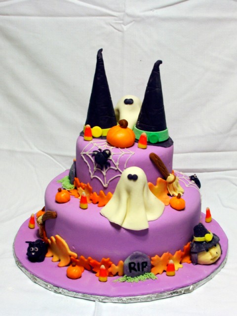 Fun Halloween Birthday Cakes
