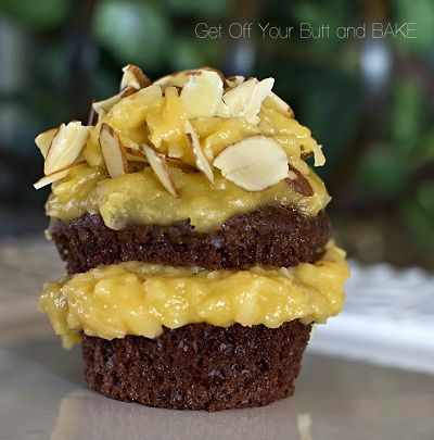 German Chocolate Cupcakes