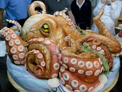 Giant Octopus Cake