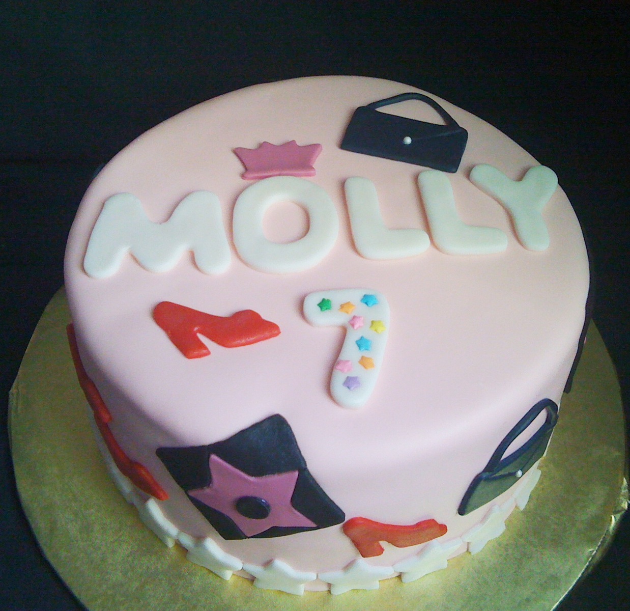 Girls 7th Birthday Cake