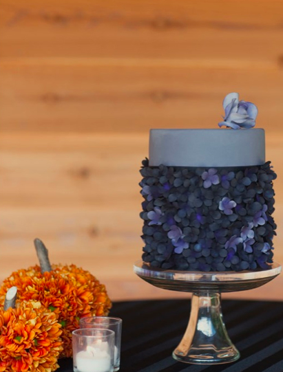 Grey Wedding Cake