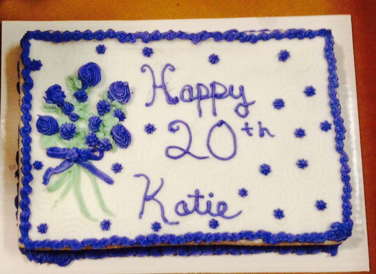 Happy Birthday Katie Cake