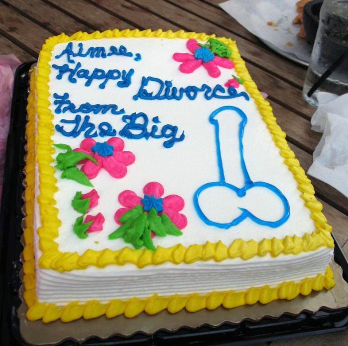 Happy Divorce Cake