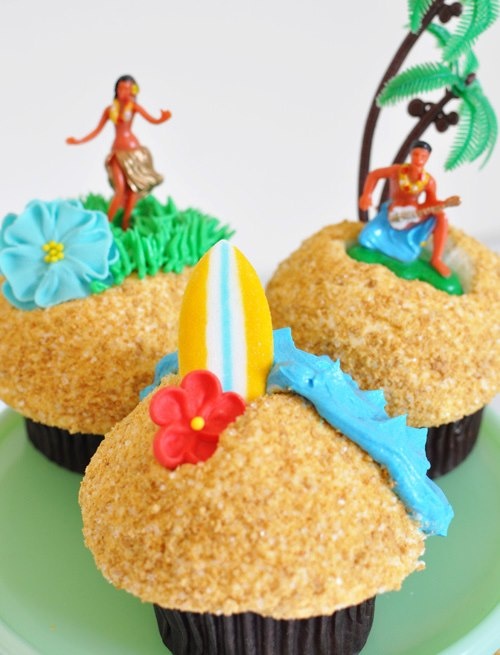 Hawaiian Cupcakes