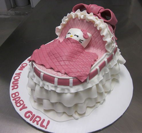 Hello Kitty Baby Shower Cake Hello Kitty Baby Shower Cake