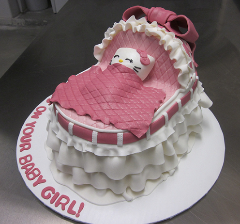 Hello Kitty Baby Shower Cake