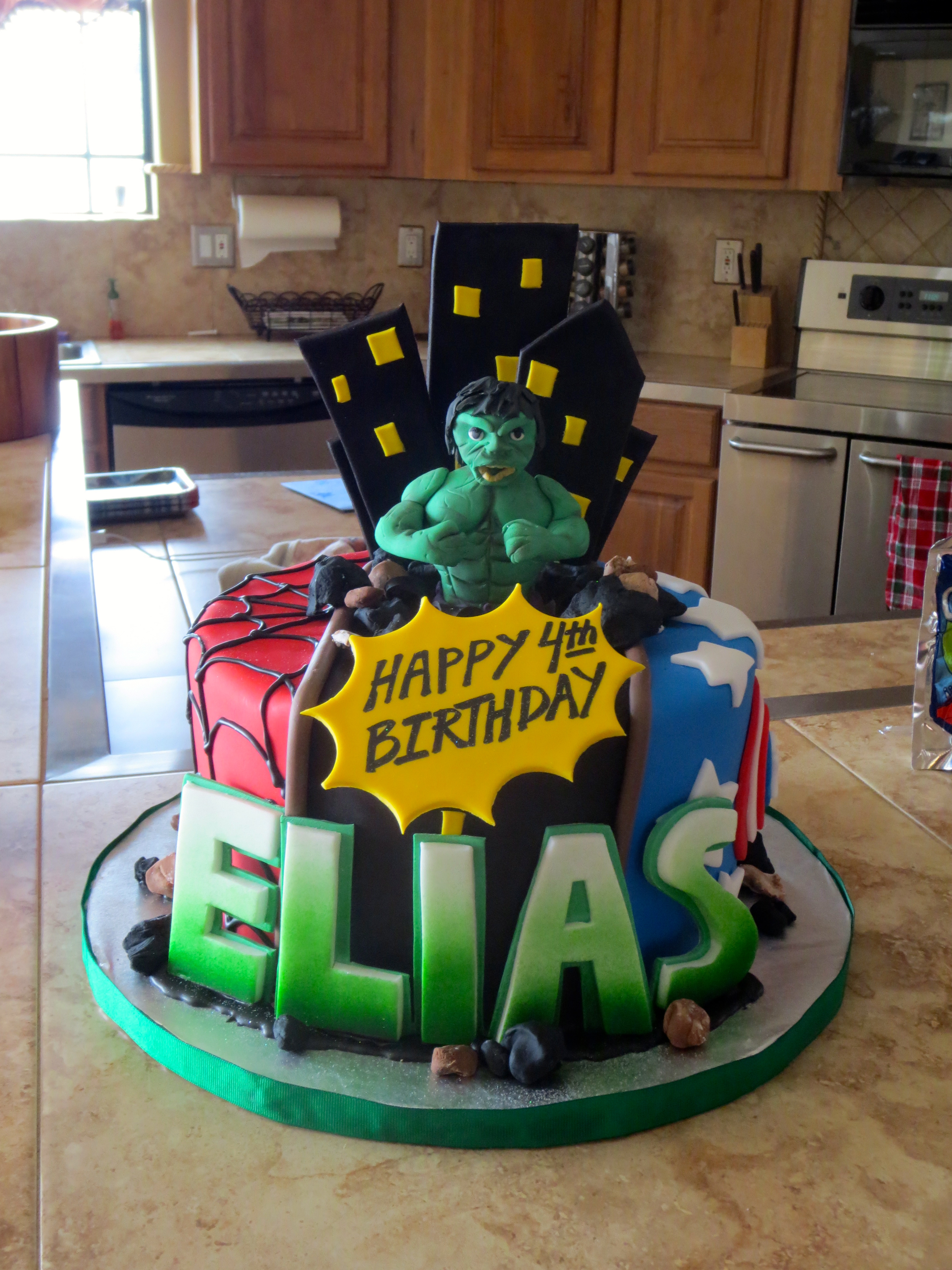 Hulk Birthday Cake Ideas