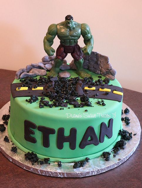 Hulk Birthday Cake Ideas