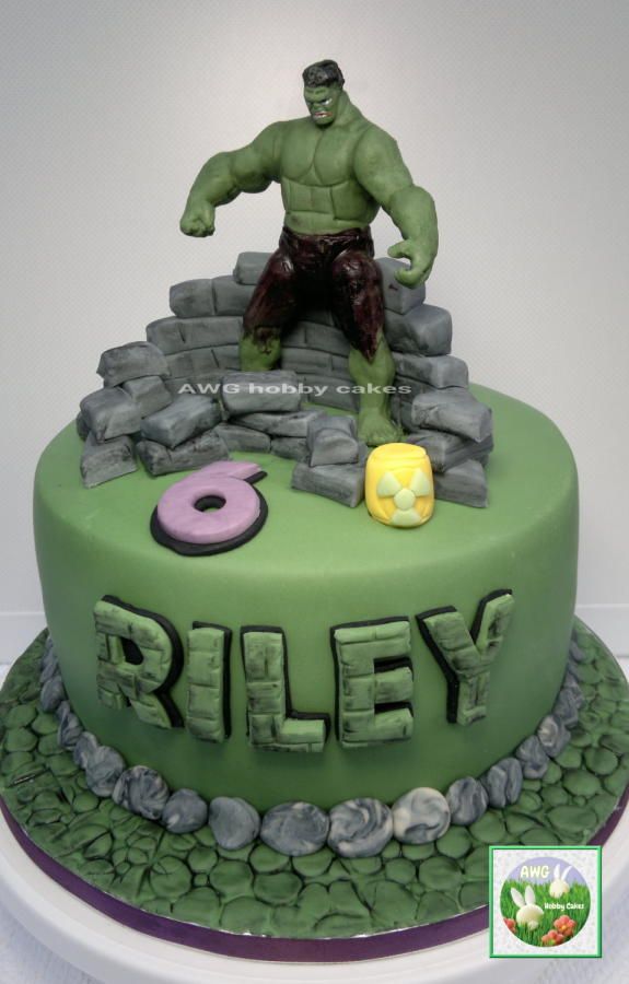 Incredible Hulk Cake