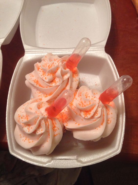Infused Tequila Sunrise Cupcakes Infused Tequila Sunrise Cupcakes