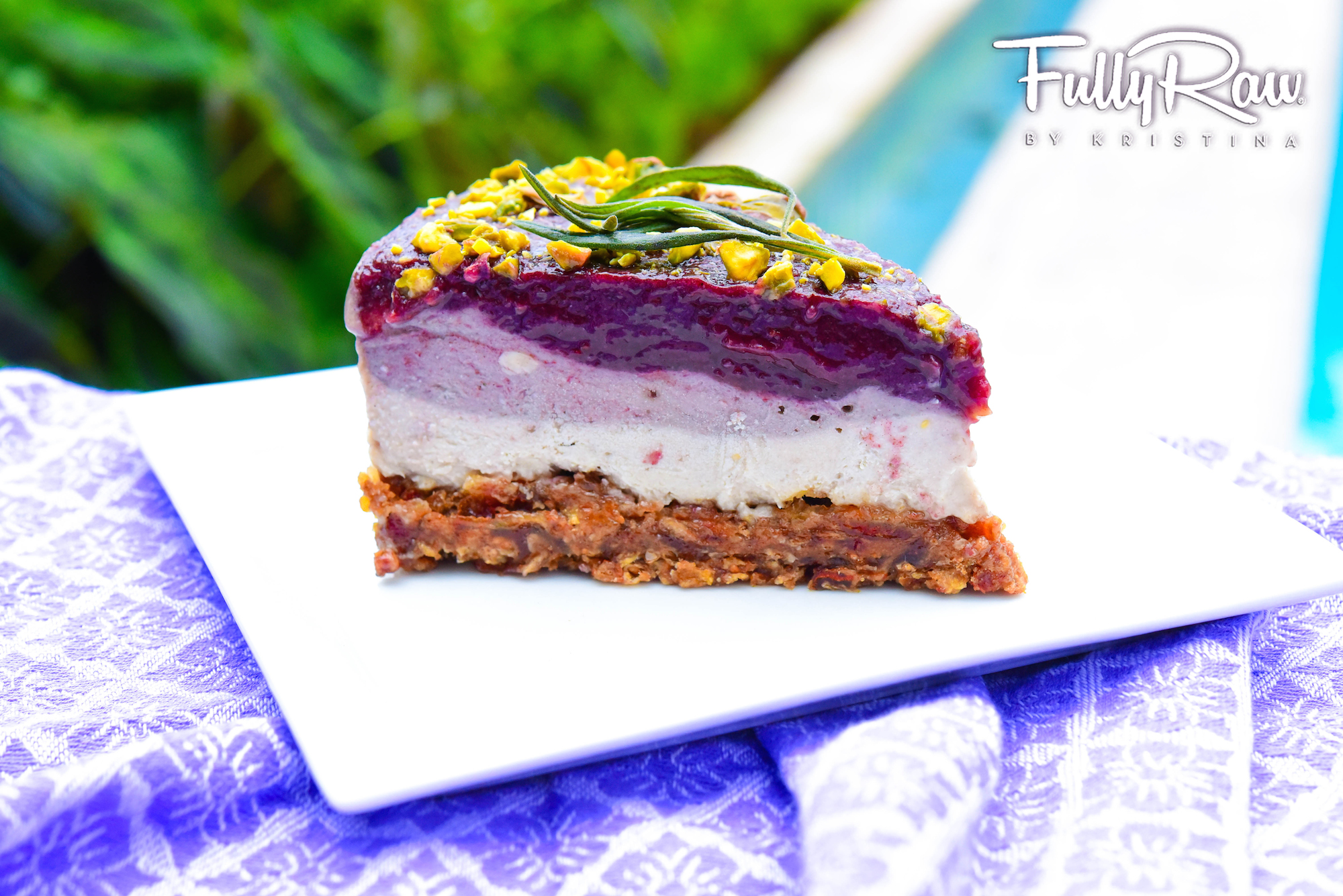 Lavender Cheesecake Raw Vegan