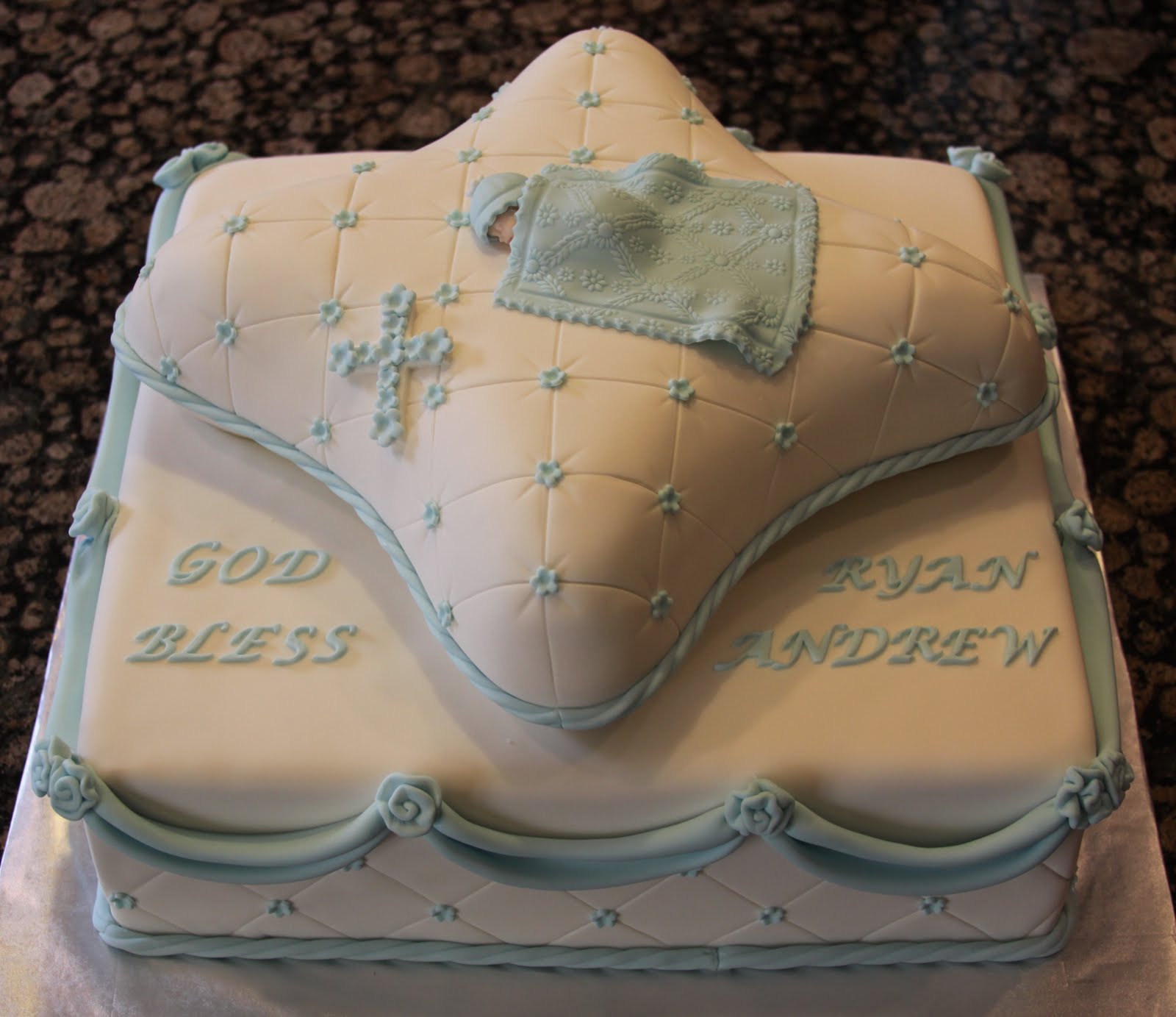 Little Boy Baptism Cake