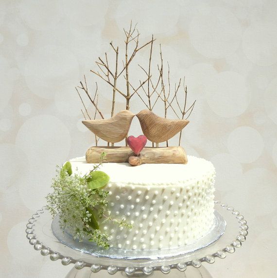 Love Birds Wedding Cake Topper Love Birds Wedding Cake Topper