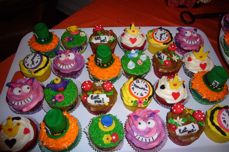 Mad Hatters Tea Party Cupcakes