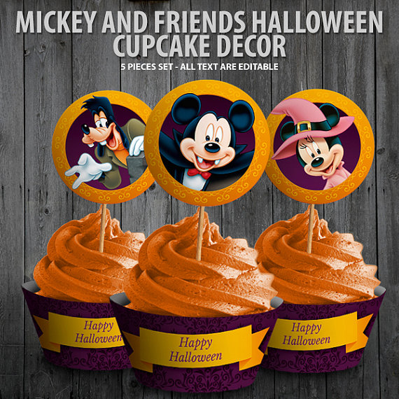 Mickey and Friends Cupcakes Mickey and Friends Cupcakes