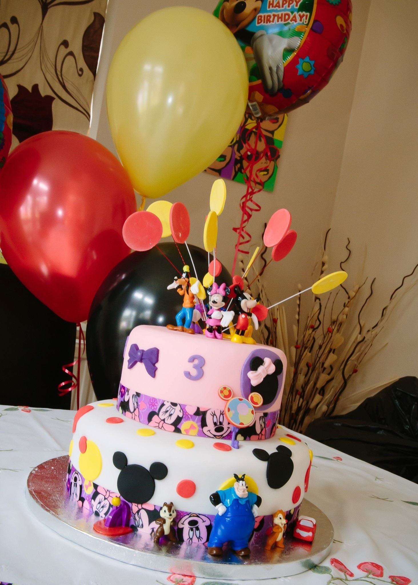 Mickey Mouse Clubhouse Birthday Cake Girl