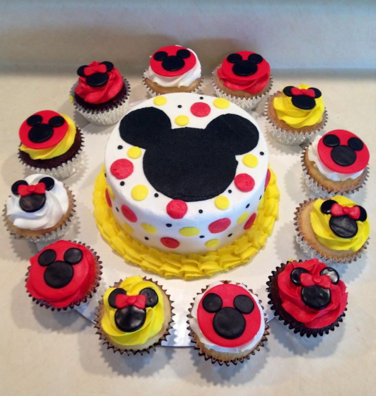 Mickey Mouse Cupcake Cake Ideas