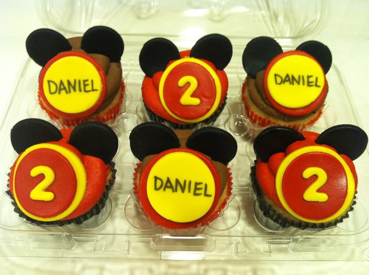 Mickey Mouse Cupcakes Pinterest