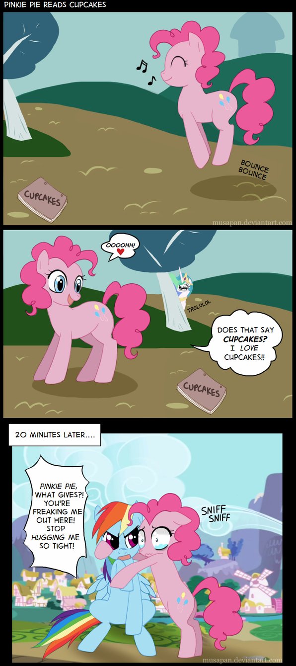 MLP Rainbow Dash Pinkie Pie Cupcakes MLP Rainbow Dash Pinkie Pie Cupcakes