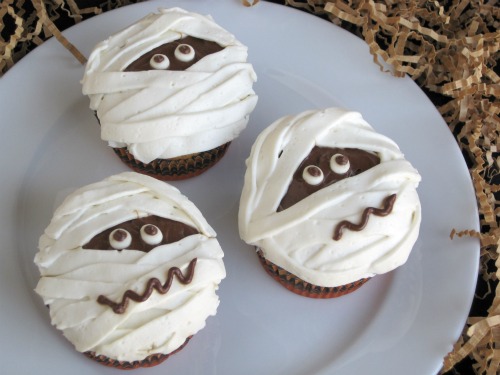 Mummy Halloween Cupcakes Recipes