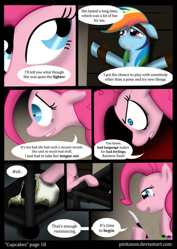 My Little Pony Creepypasta Cupcakes Comic
