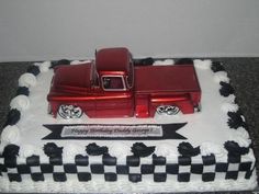 Old Truck Birthday Cake