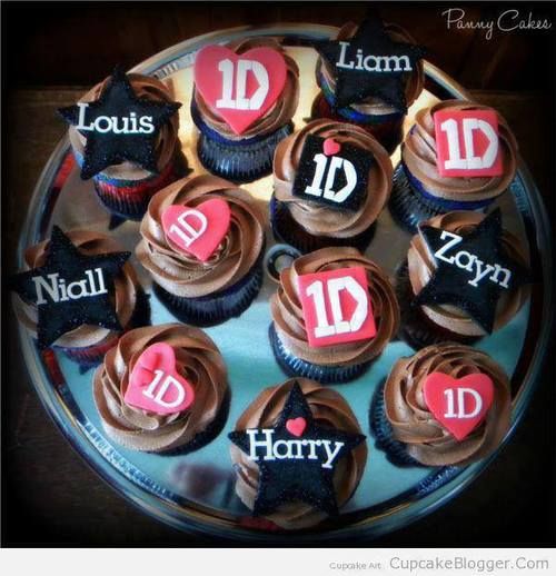 One Direction Birthday Cupcakes One Direction Birthday Cupcakes