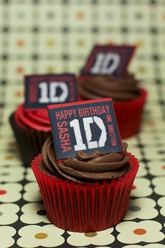 One Direction Birthday Cupcakes One Direction Birthday Cupcakes