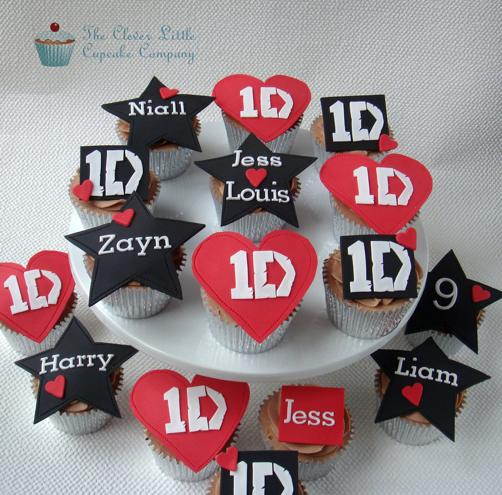 One Direction Cupcakes