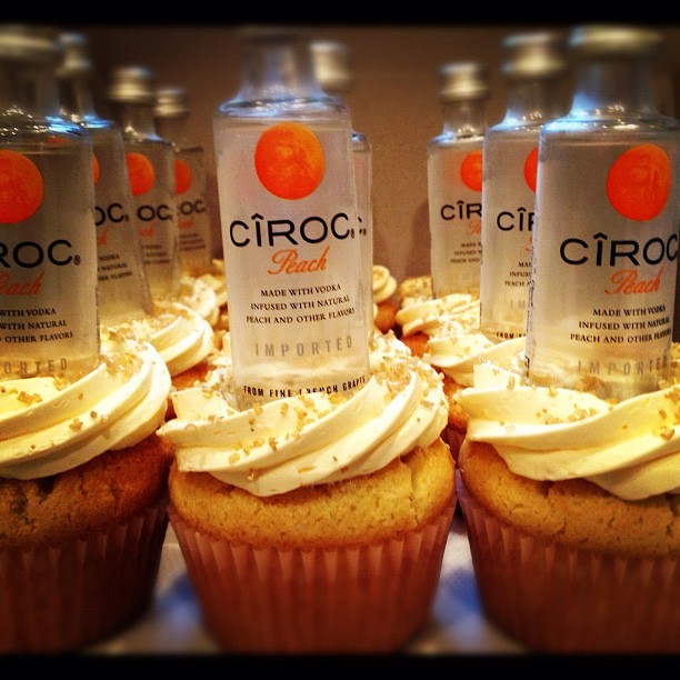 Peach Ciroc Cupcake Recipe