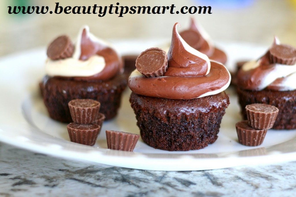 Peanut Butter Brownie Cupcakes