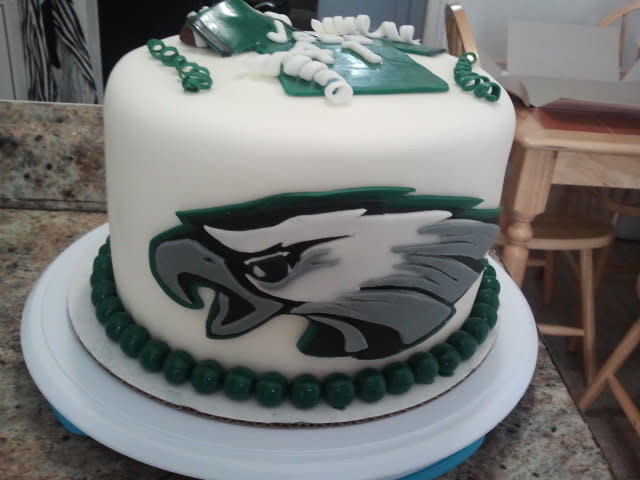 Philadelphia Eagles Cake