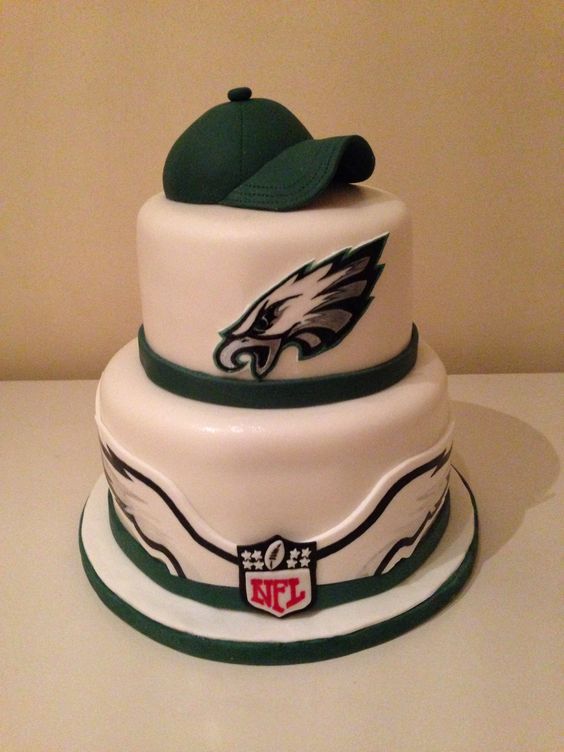 Philadelphia Eagles Happy Birthday Cake