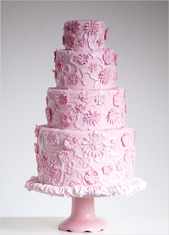 Pink Wedding Cake